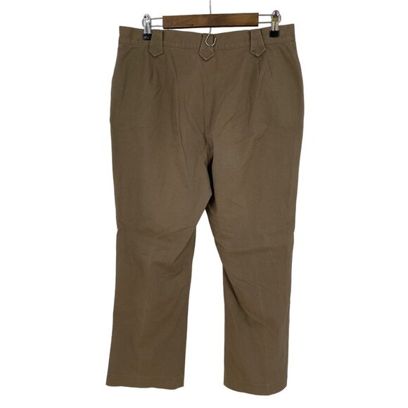 Lauren Ralph Lauren Women's Pants with Leather Zipper Pull Pockets Size 12 - Picture 2 of 8